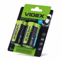 Батарейка VIDEX Alkaline 1.5V LR20/D 2 шт