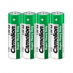 Батарейка CAMELION SUPER HEAVY DUTY 1.5V AA/R6 SP4 Green 4шт пластик