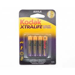 Батарейка Kodak Xtralife Alkaline 1.5V AAA 4 шт блістер