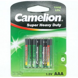 Батарейка Camelion 1.5V AAA 4 шт блістер