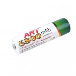 Акумулятор Li-ion Art 18650 5800mAh 3.7V White