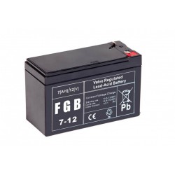 Батарея акумуляторна AGM FGB 7-12 12V 7Ah