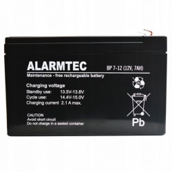 Батарея акумуляторна AGM Alarmtec BP7-12 12V 7Ah