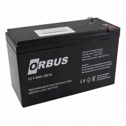 Батарея акумуляторна ORBUS AGM OR1290 12V 9Ah