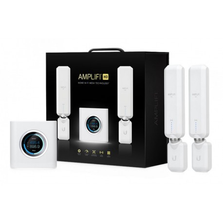 Роутер Ubiquiti + 2 підсилювача сигналу Ubiquiti AmpliFi High Density (AFi-HD)