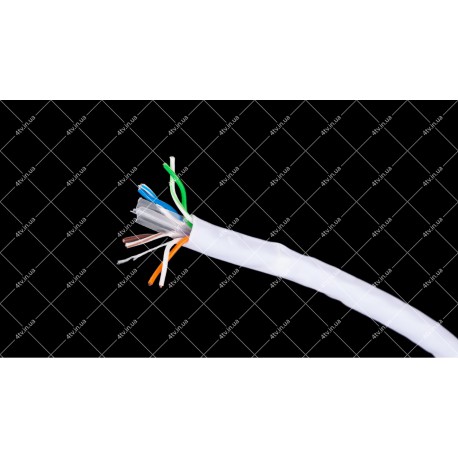 Кабель вита пара FinMark UTP CAT5e 4P 24AWG Мідь (Cu) внутрішній 1 метр