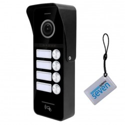 Виклична панель SEVEN CP-7504/4 RFID black