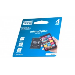 Карта пам'яті microSDHC GOODRAM 4GB class 4 (M40A-0040R11)