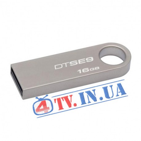 Накопичувач Kingston 16GB DataTraveler SE9 Silver USB 2.0