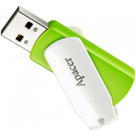 Накопичувач Apacer 64GB AH335 USB 2.0 Green (AP64GAH335G-1)