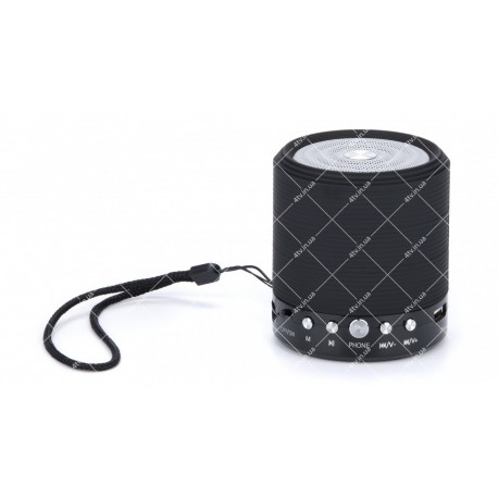 Портативна колонка WSTER WS-631 Bluetooth чорна