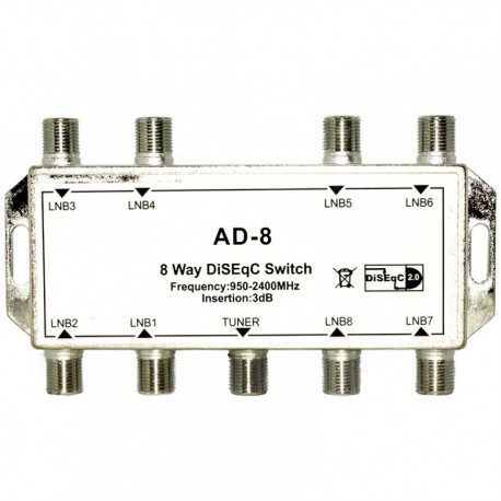 DiSEqC 8х1 Alphabox AD-8 Акція!