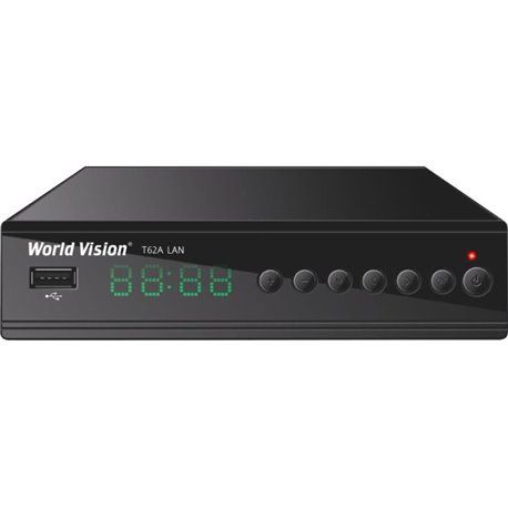 Комплект ТВ-ресивер World Vision T62A Lan и HDMI кабель