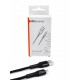 Кабель USB 2.0 AM to Micro USB Mibrand MI-32 Nylon Charging Line чорний 2.0 метра