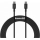 Кабель BASEUS SUPERIOR SERIES FAST CHARGING DATA CABLE TYPE-C TO TYPE-C 100W 2M BLACK