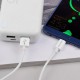 Кабель BOROFONE BX22 USB 2.0 TYPE-C 3A 1 метр white