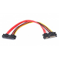 Подовжувач SATA 7+15pin M/F