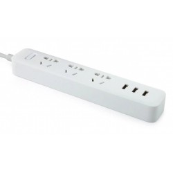 Фільтр мережевий Xiaomi Mi Power Strip (3 розетки + 3 USB) 27W Fast Charge