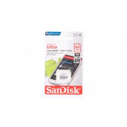 Карта пам'яті microSD SanDisk 64GB class 10 (SDSQUNS-064G-GN3MN)