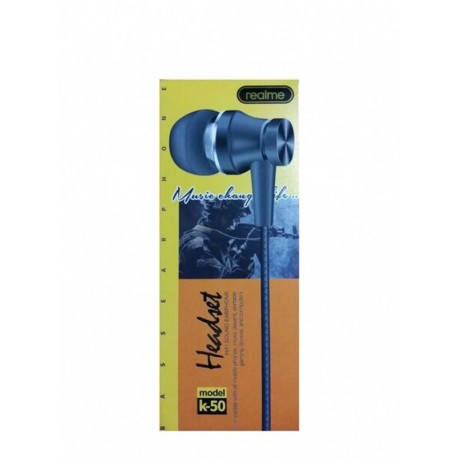 Навушники Realme K-37/K-48/K-50/K-55 Black Акція!