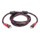 Кабель HDMI-HDMI Tcom v.1.4 Ø6.8 3D 2 метри
