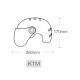 Шолом HIMO K1M helmet white