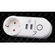 Розетка Smart Elex Wi-Fi 2USB