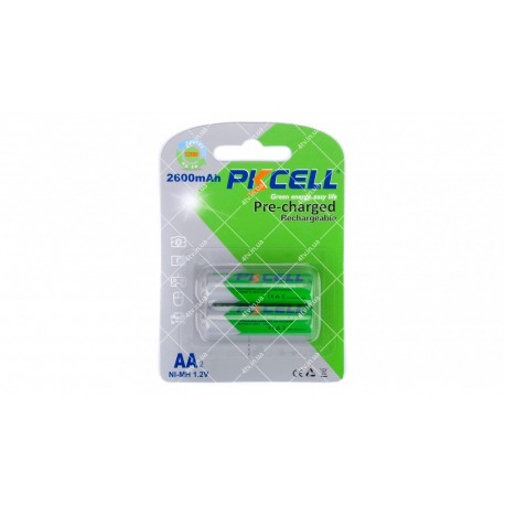 Акумулятор PKCELL 1.2V AA 2600mAh NiMH пара