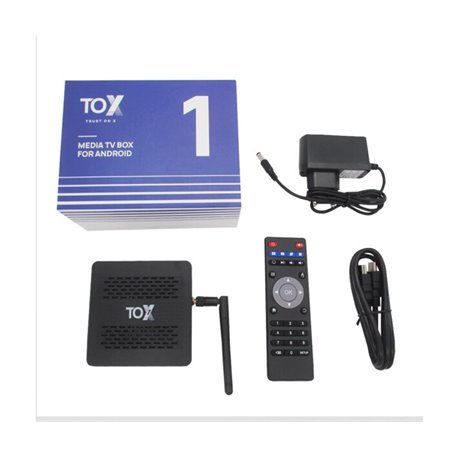 ТВ приставка Sweet.TV Тариф M на 6 месяцев для пяти устройств + TOX1 4/32 Гб Smart TV Box ТВ приставка