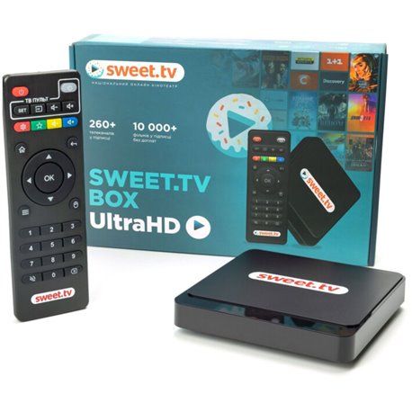 Приставка Smart TV Медиаплеер iNeXT SWEET.TV BOX Ultra HD