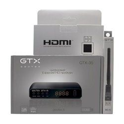 Комплект цифрового ТВ Geotex GTX-35 + GTX HDMI 1.5 м + Wi-Fi