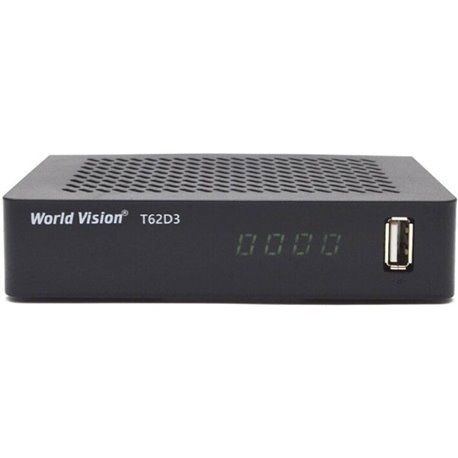 T2-тюнер World Vision T62D3 с Антенной World Vision Maxima L