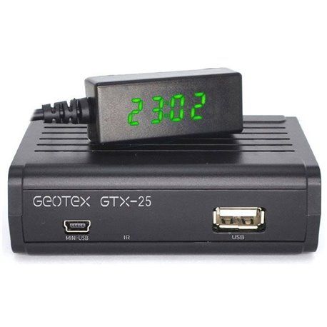 Комплект Geotex GTX-25 LED c Антенной Eurosky ES-007, 10 м кабеля и штекеры