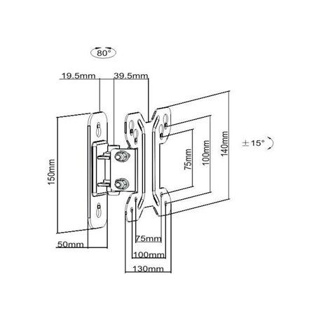 Крепление Brateck LDA11-110