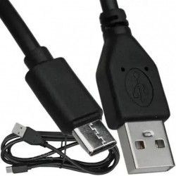 Кабель USB 2.0 - Type-C 1.5 метра черный  - 1