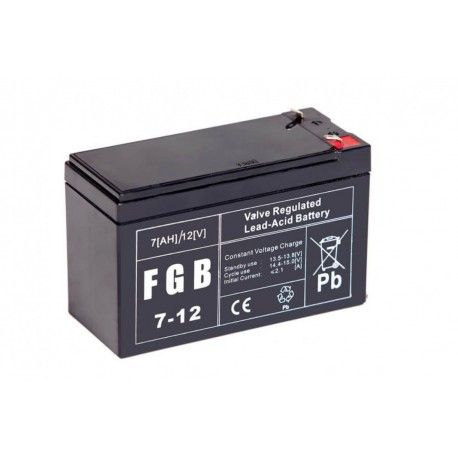 Батарея аккумуляторная AGM FGB 7-12 12V 7Ah  - 1