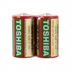 Батарейка TOSHIBA Heavy Duty 1.5V R20KG 2 шт  - 1